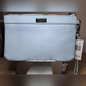 Carlos Santana Light Blue Wrislet Women's Bag NWT